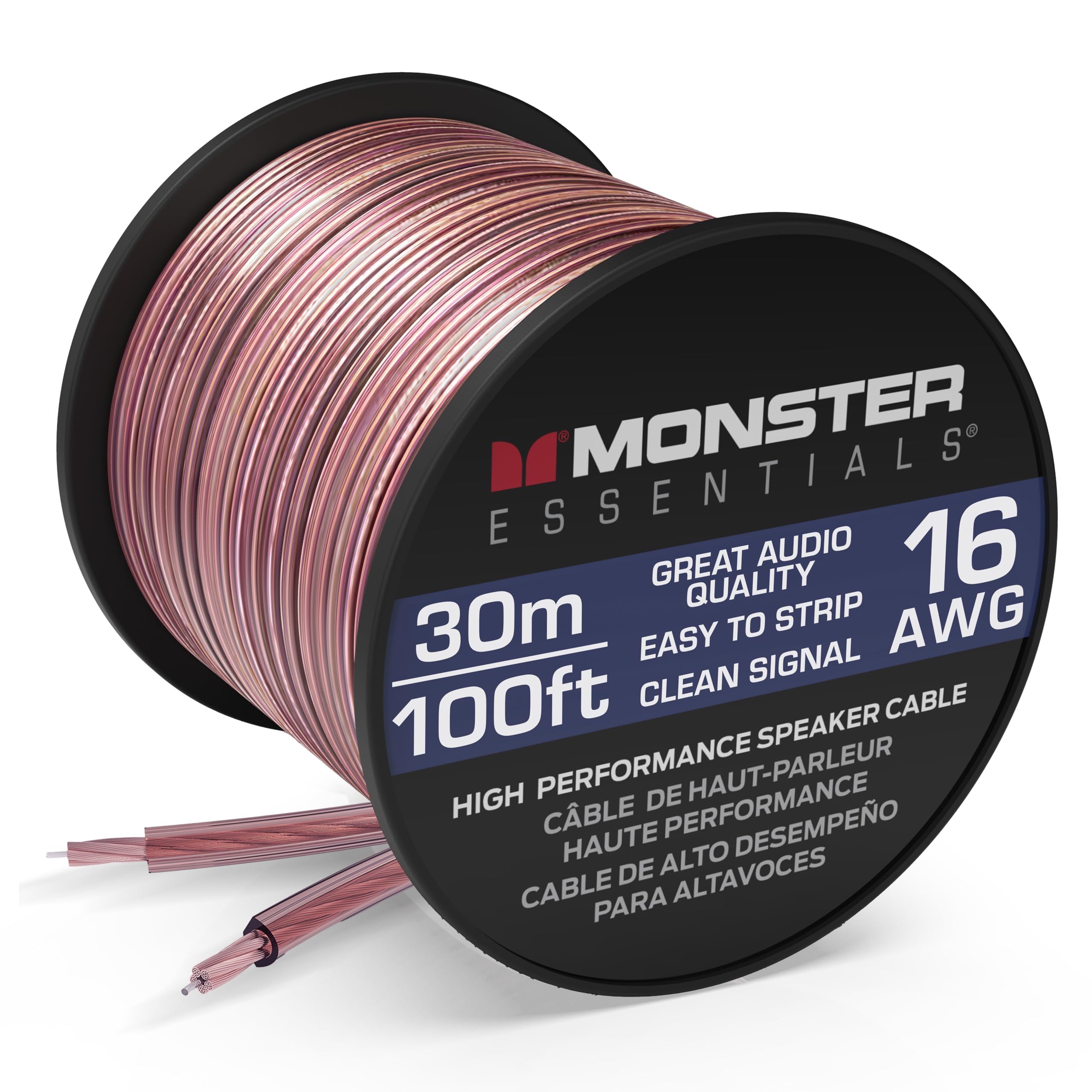 Monster - Brandclub - Monster XP Copper Speaker Wire Cable Spool