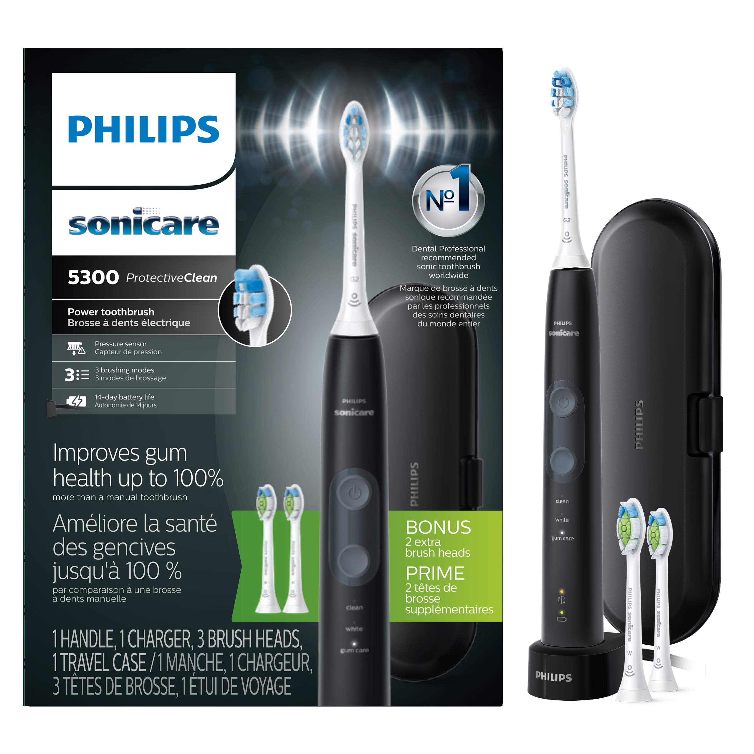 【新品未使用】PHILIPS sonicare ExpertClean ブラック Philips Sonicare ExpertClean HX751K Black Sonic Smart