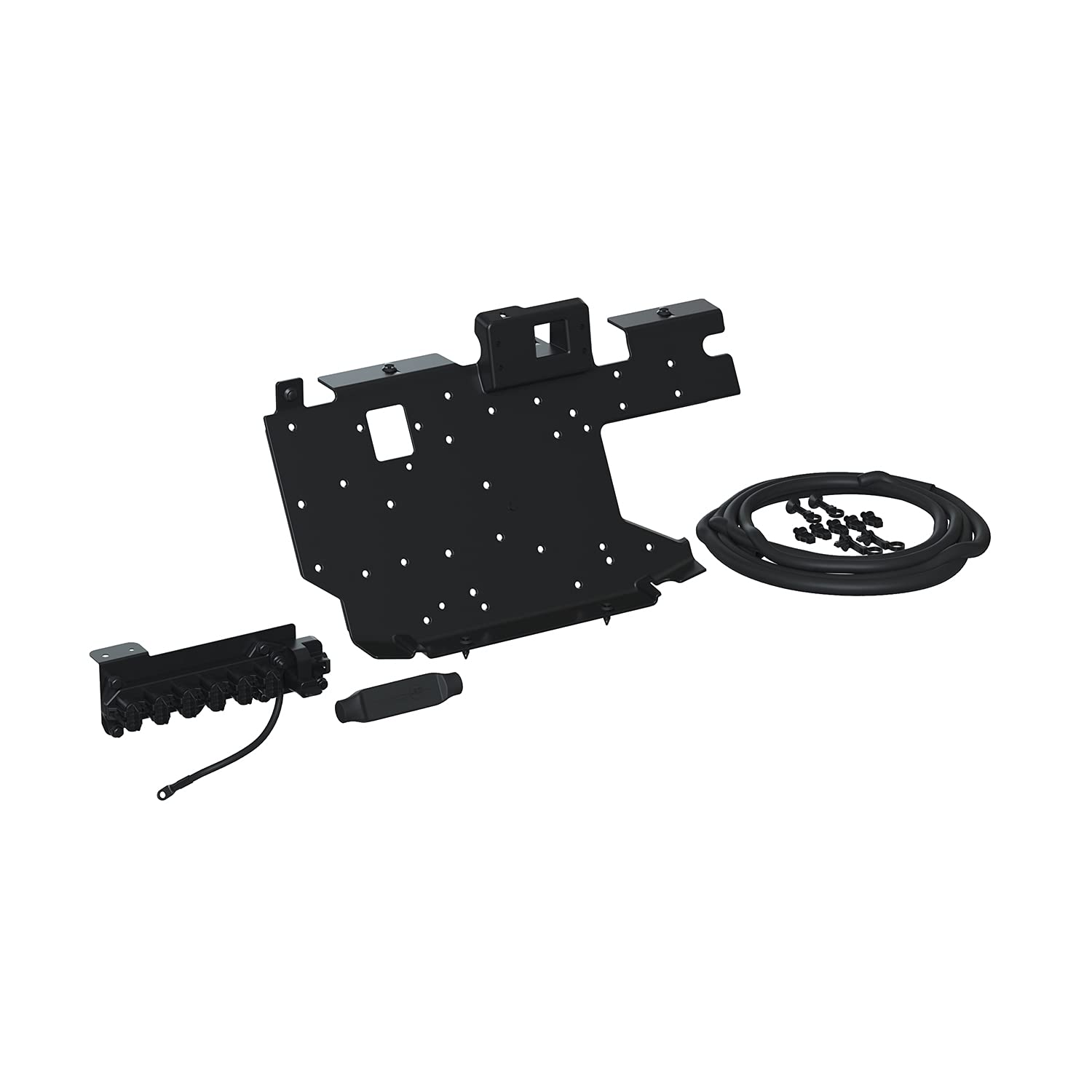 thumbnail image 2 of Polaris Snowmobile Snow Flap With Holes, Gloss Black, Genuine OEM Part 5456130-070, Qty 1 2 of 13