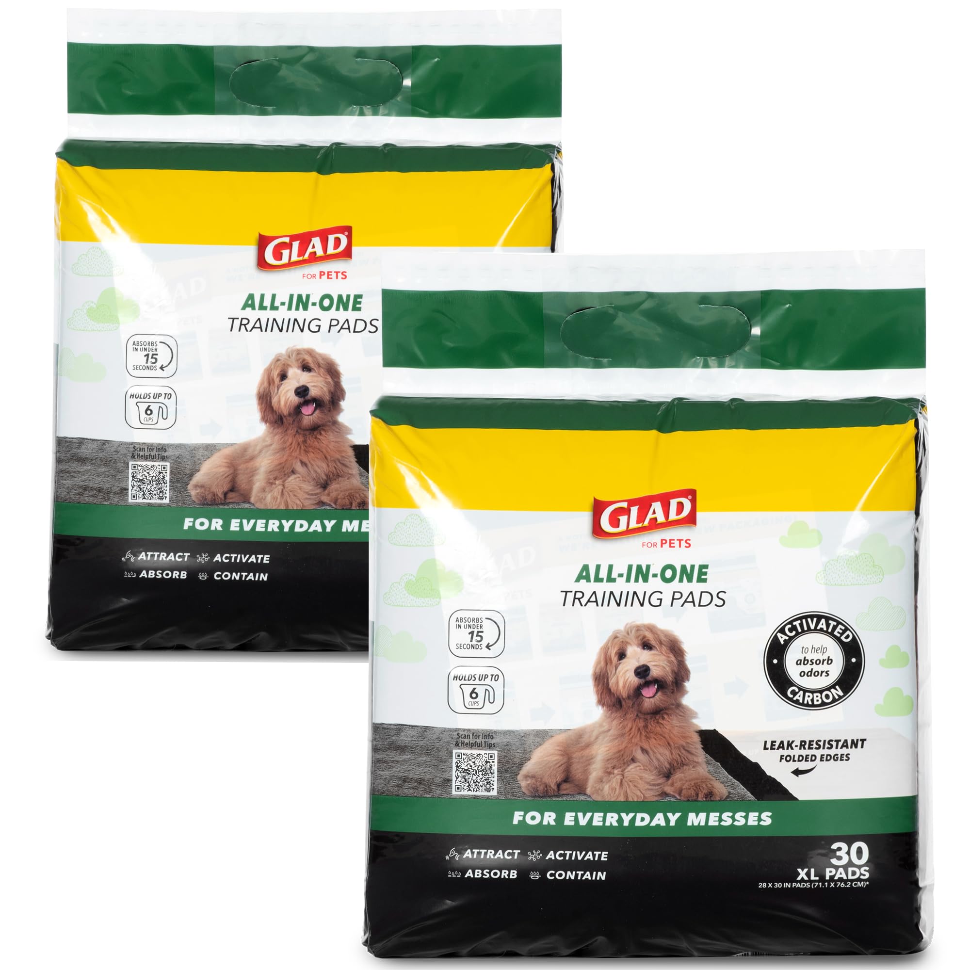 Glad Dog Pee Pads Glad For Pets Heavy Duty Ultra-Absorbent