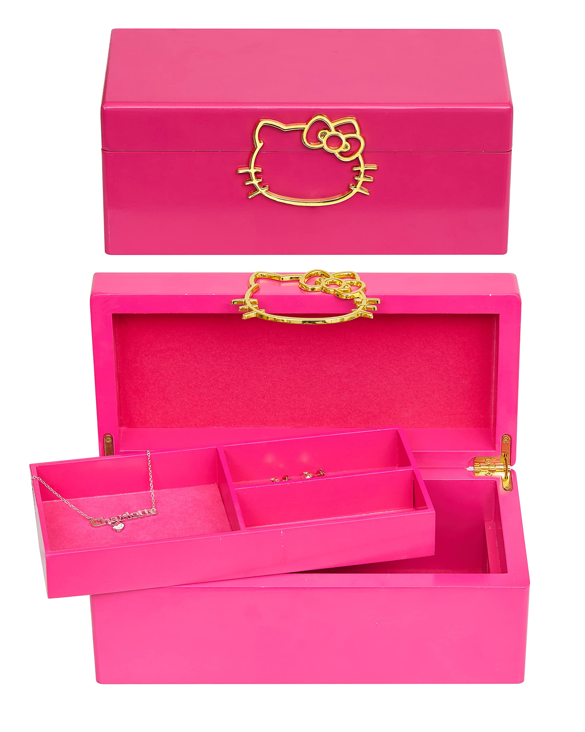 HELLO KITTY ＊木製BOX・人形５個セット＊ Hello Kitty Playset & 2_1.5
