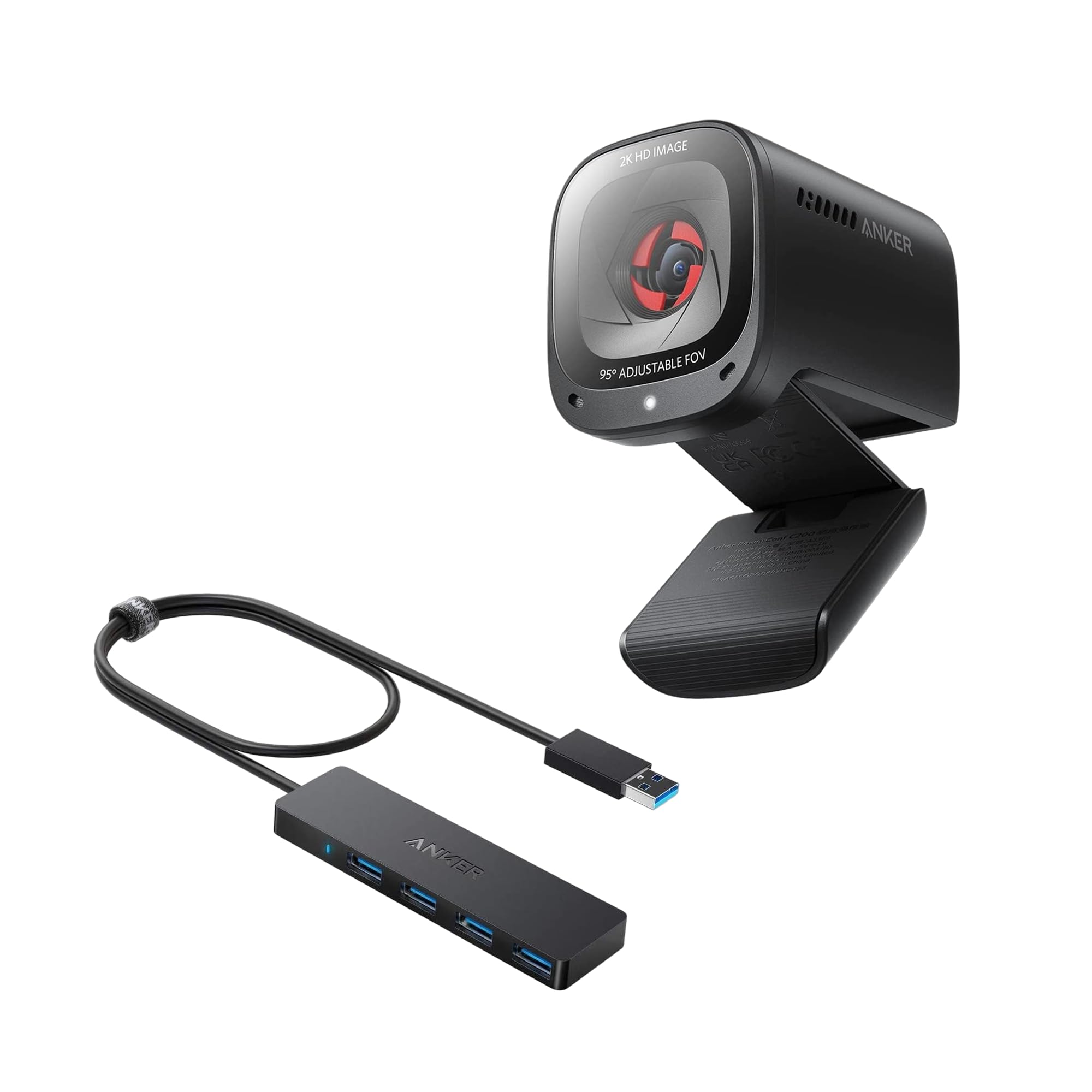 Anker PowerConf C200 2K HD Webcam : AnkerWork Anker PowerConf C200 2K Webcam with