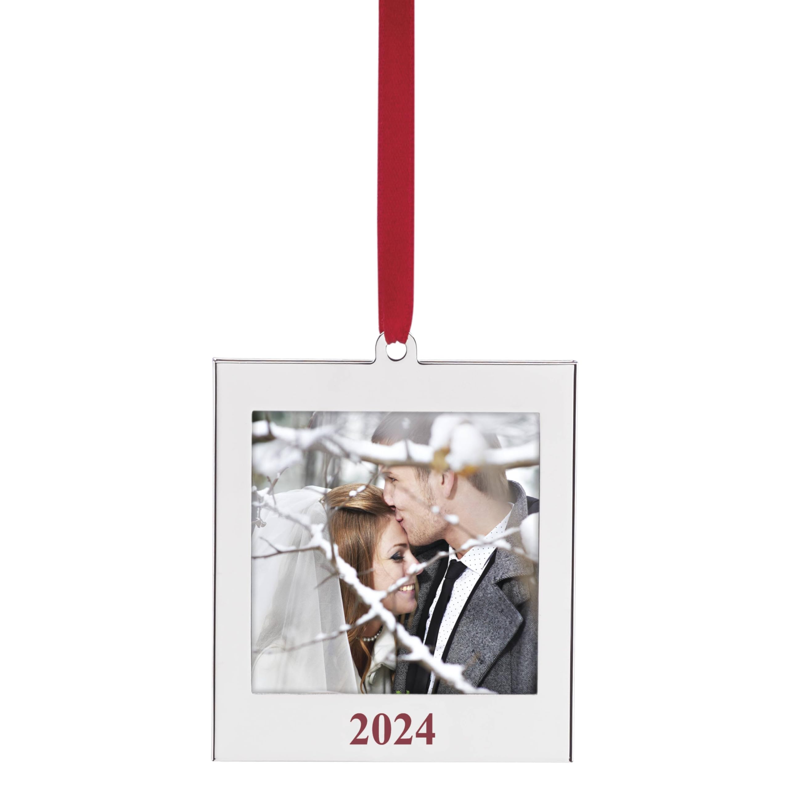 Ornamento Natalizio Lenox 2023 Baby's 1st Christmas Winnie The Pooh - Porcellana Con Accenti Dorati - copertina