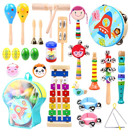 Tachan® Set Tambour Musical Avec 6 Instruments En 1 (ML