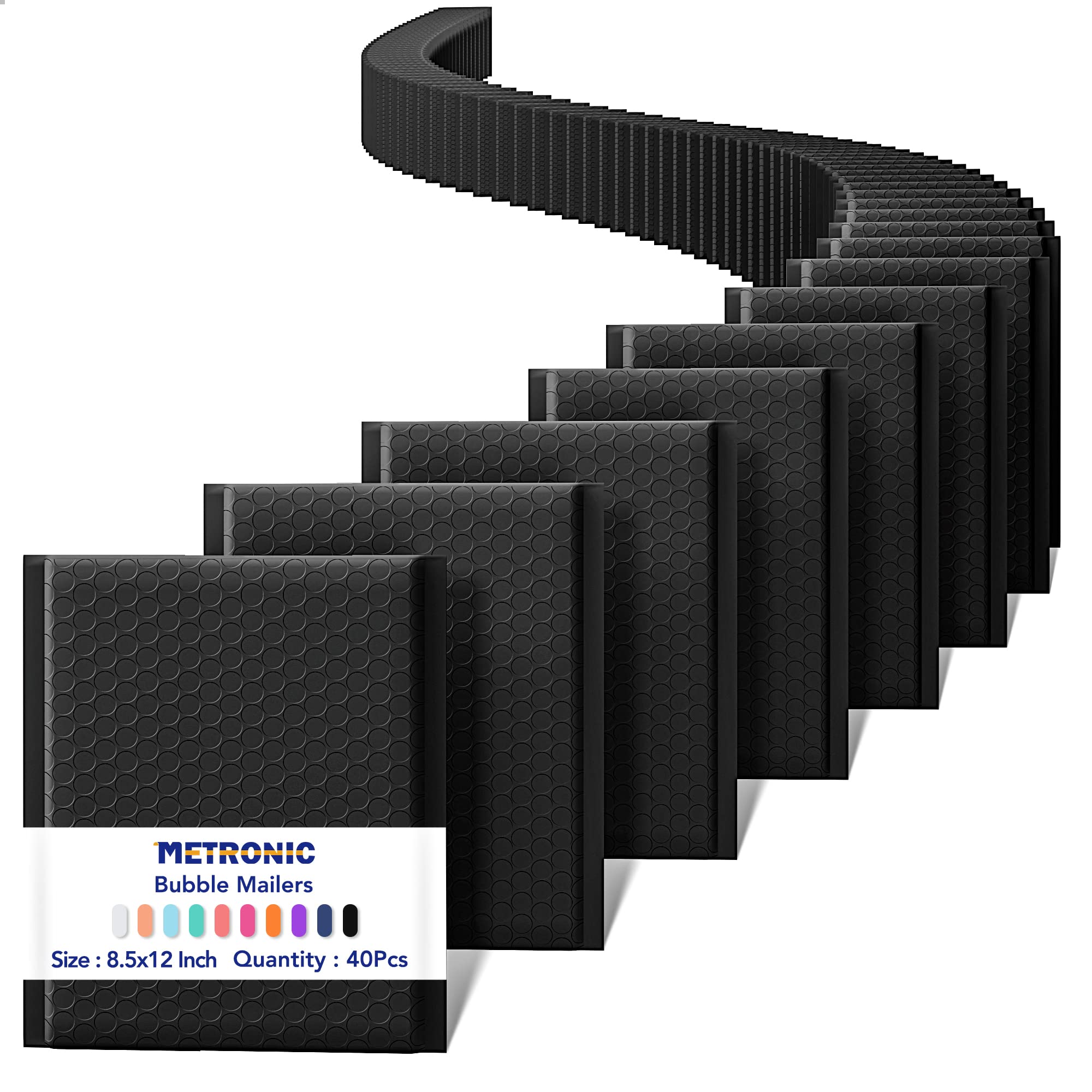 50 ProLine Pink Poly Bubble Padded Envelopes - Self-Sealing Mailers - 8.5x12 (Fits 8.5x11) - 680017659875