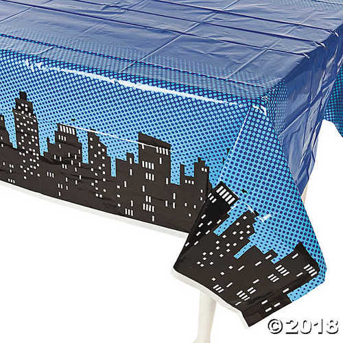 Orange Disposable Tablecloth Roll – 40x100 Feet, Plastic Party Table Cover For Events, Easy Cleanup