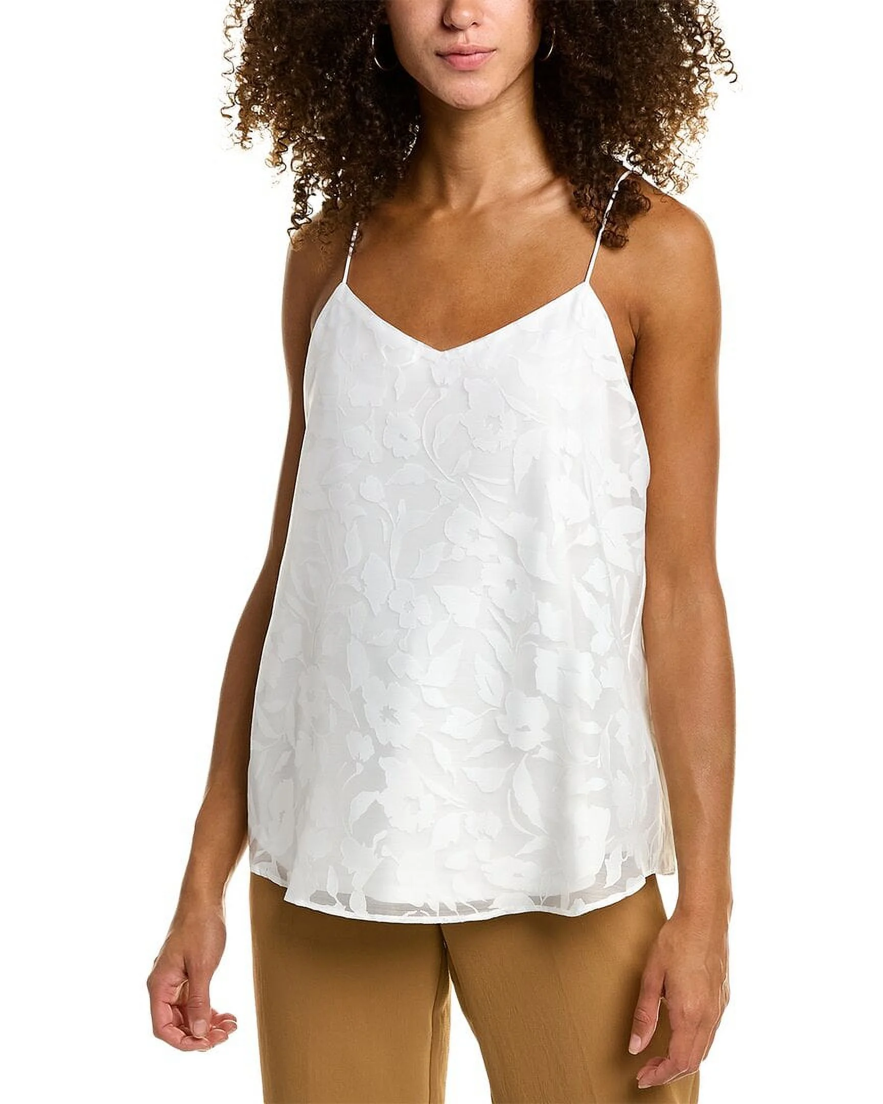 Anne Klein - Brandclub - Anne Klein womens Mesh Cami, xs, White
