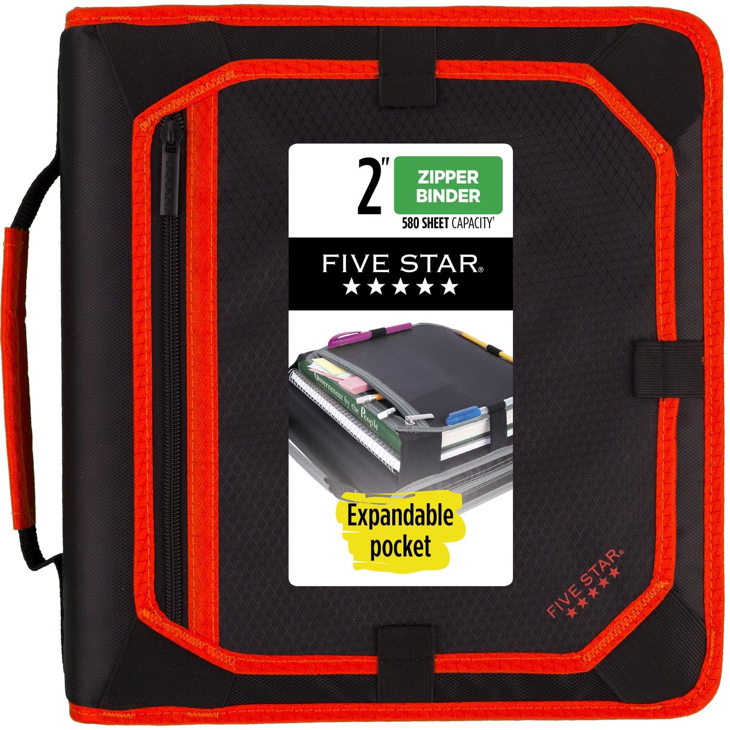 thumbnail image 2 of 3-ring Binder Gothic Bats With Shoulder Strap - Multiple Pockets Expanding B 1126125 2 of 14