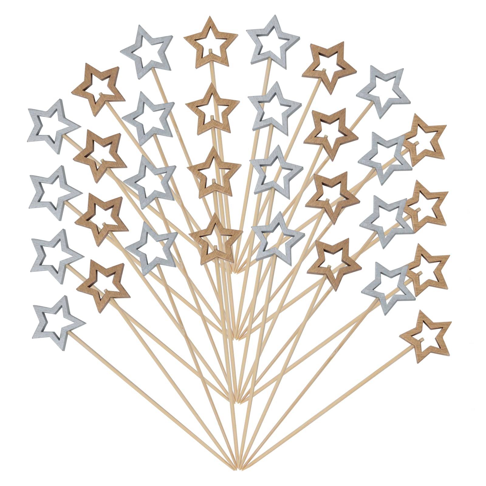 Honbay 5-Piece Stainless Steel Cocktail Picks - 4.33 Inch Reusable Skull Toothpicks For Appetizers & Parties