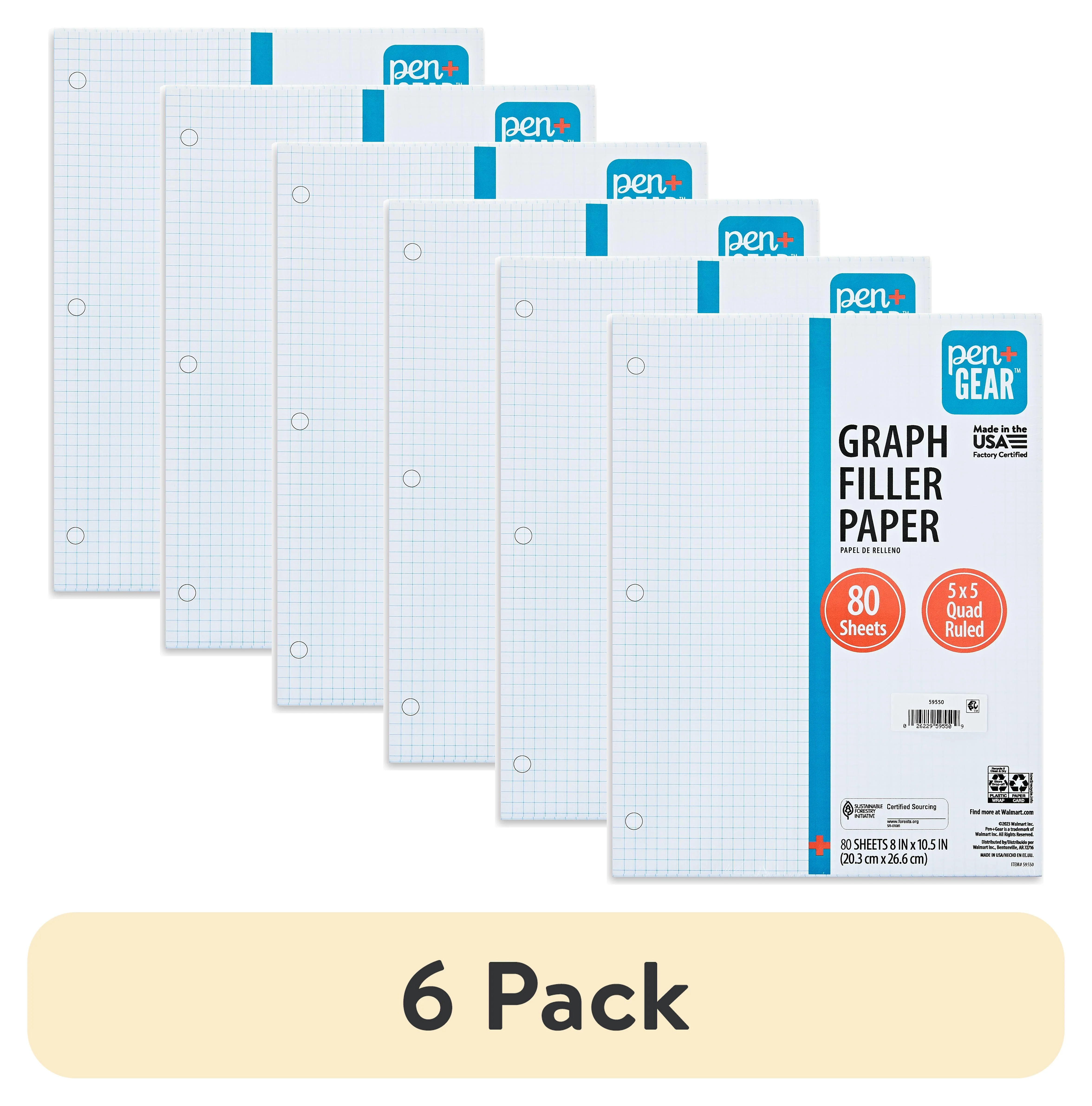 PEN+GEAR - Brandclub - (3 pack) Pen+Gear 500ct Filler Paper