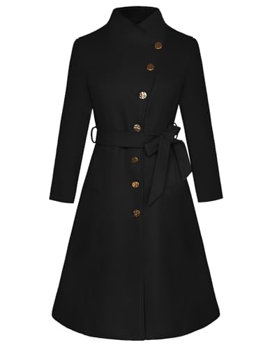 ジャケット・アウター Grace Long Trench Coat Amazon.com: GRACE KARIN Women Fashion Lapel Double-Breasted A Line
