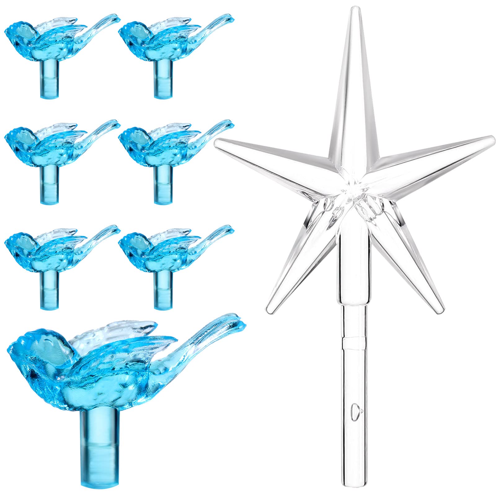 Mudder - Brandclub - 288 Pieces Ceramic Christmas Tree Replacement Light  Bulbs Twist Plastic Christmas Small Bulbs Assorted Colors Light up Star  Topper for Ceramic Xmas Tree Decoration, image size:1600x1600