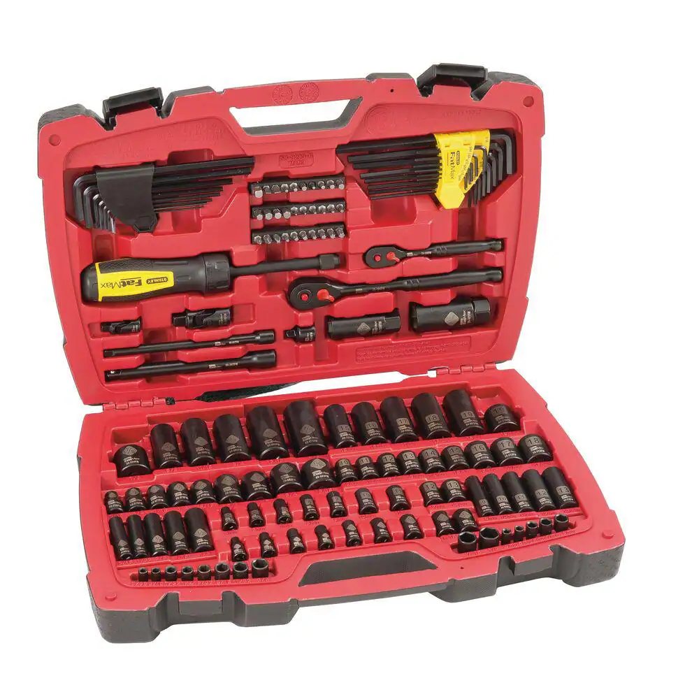 Stanley Proto Metrisches Maulschlüssel-Set, 14-teilig - 12-Punkt, Schwarz, Extra Kurz