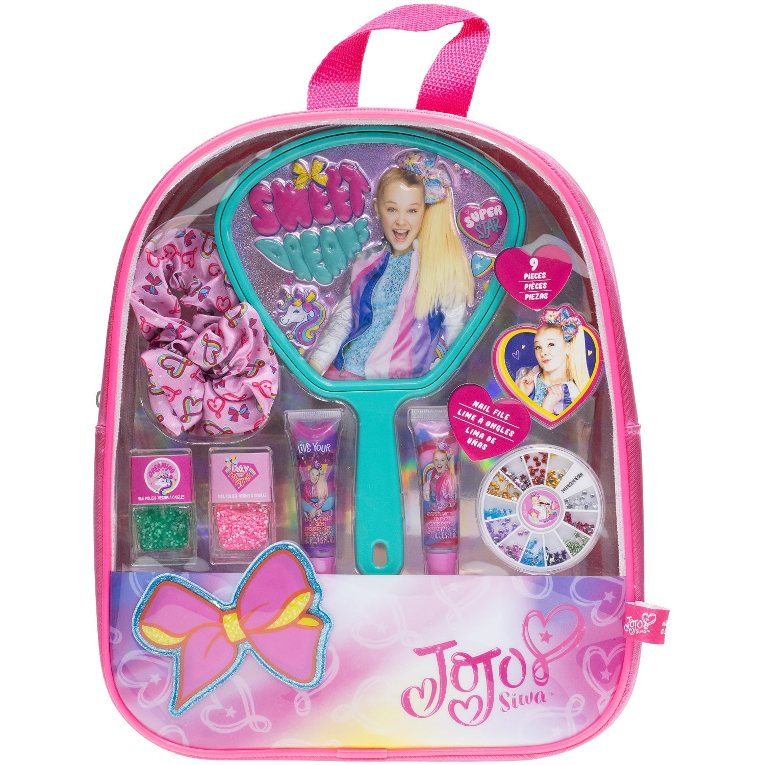 Sac à Dos Peluche JoJo Siwa Cupcake - Petit Modèle 13x6x14.5 Cm, Neuf Avec étiquettes