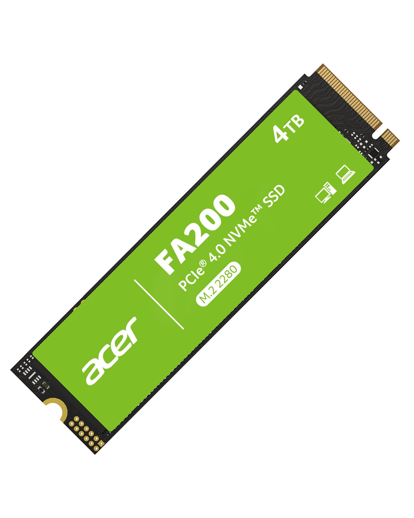 Acer - Brandclub - 1TB Acer FA100 M.2 PCI Express 3D NAND NVMe