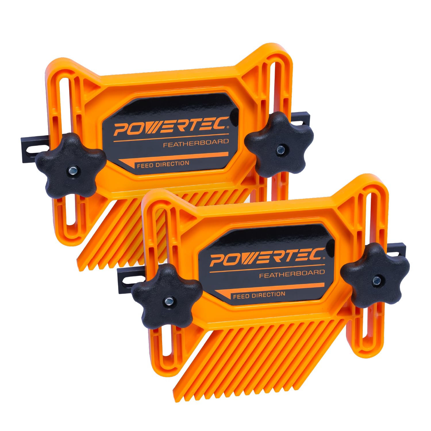 POWERTEC 15-Piece Setup Blocks & 3 L-Square Rulers – Precision Height Gauges For Router Tables, Saws & Drills