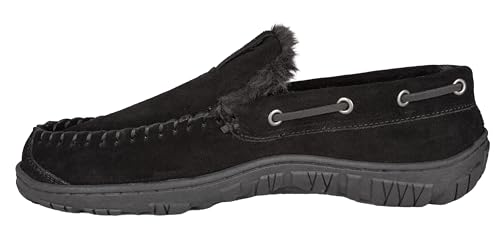 Clarks Mens Cozy Open Back Suede Moc Slipper With Plush Sherpa Lining Indoor Outdoor Slippers (12 M US, Sage) Clarks Men\u0027s Open Back Suede Sherpa Lined Clog Slippers, BLM19021