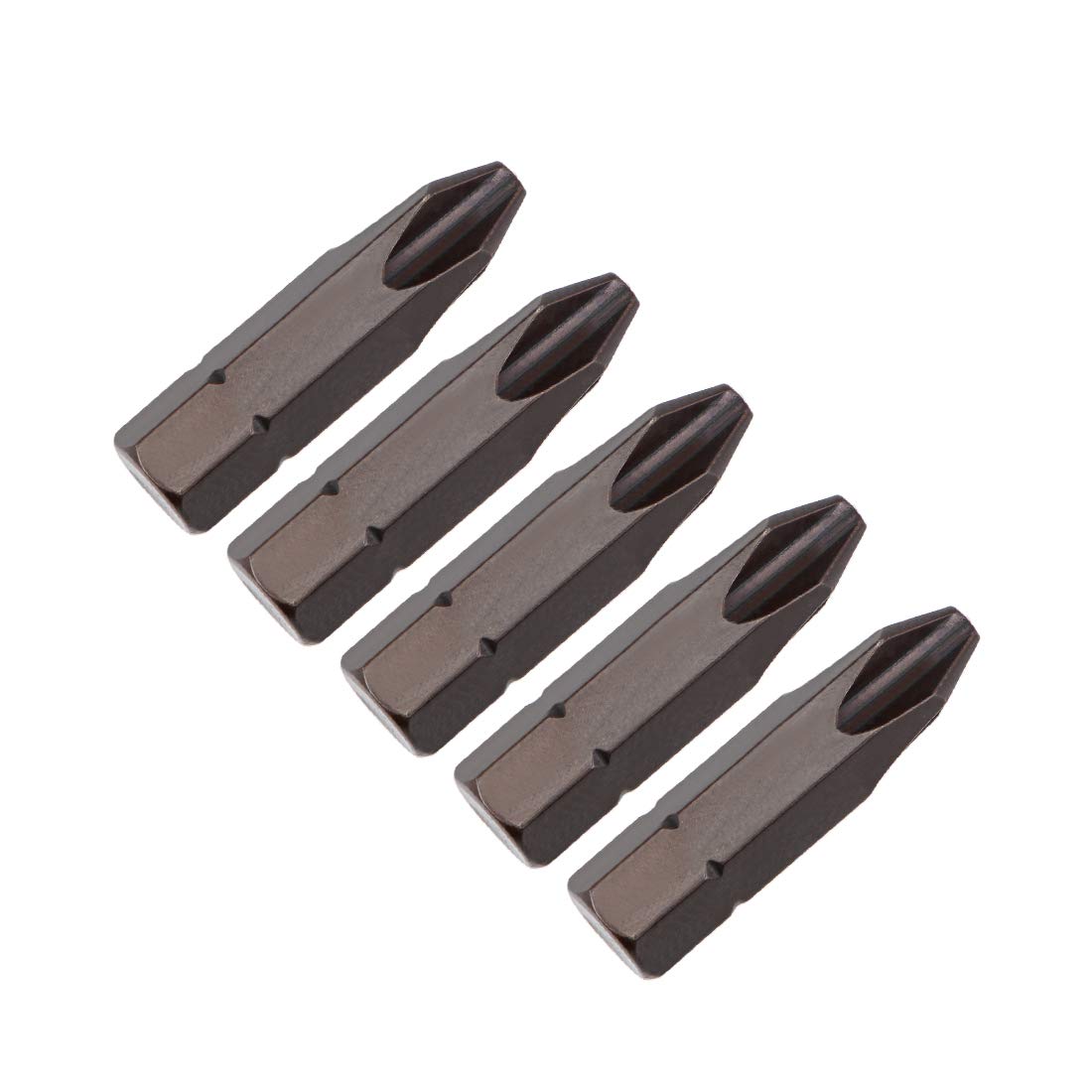 Uxcell Schlitz-Schraubendreherbits – 5 Stück, 3 Mm Spitze, Magnetisch, 1/4" Sechskant-Schaft (50 Mm)