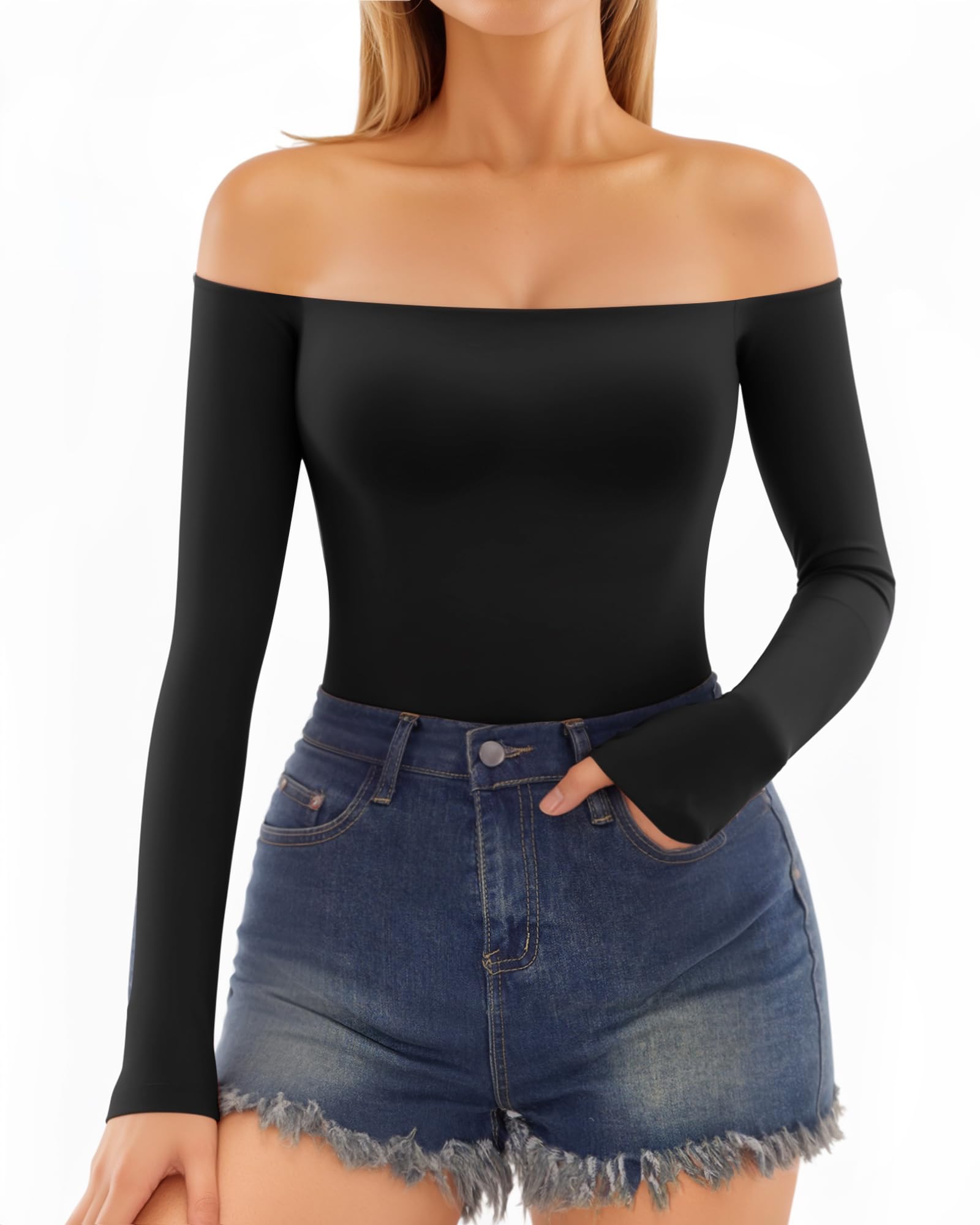 womens long sleeve going out tops