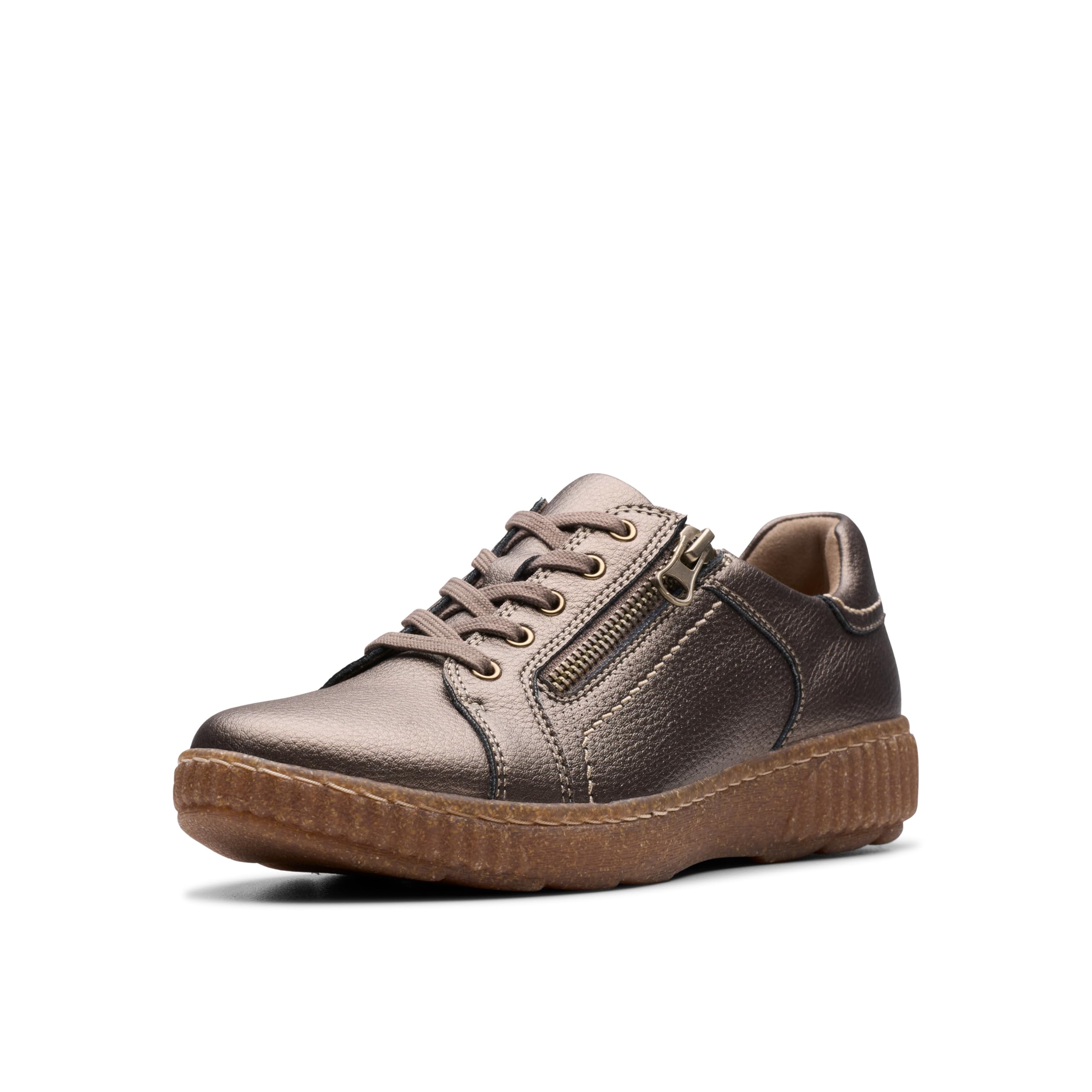 Clarks - Brandclub - Clarks Women's Tivoli Zip Sneaker, Off White