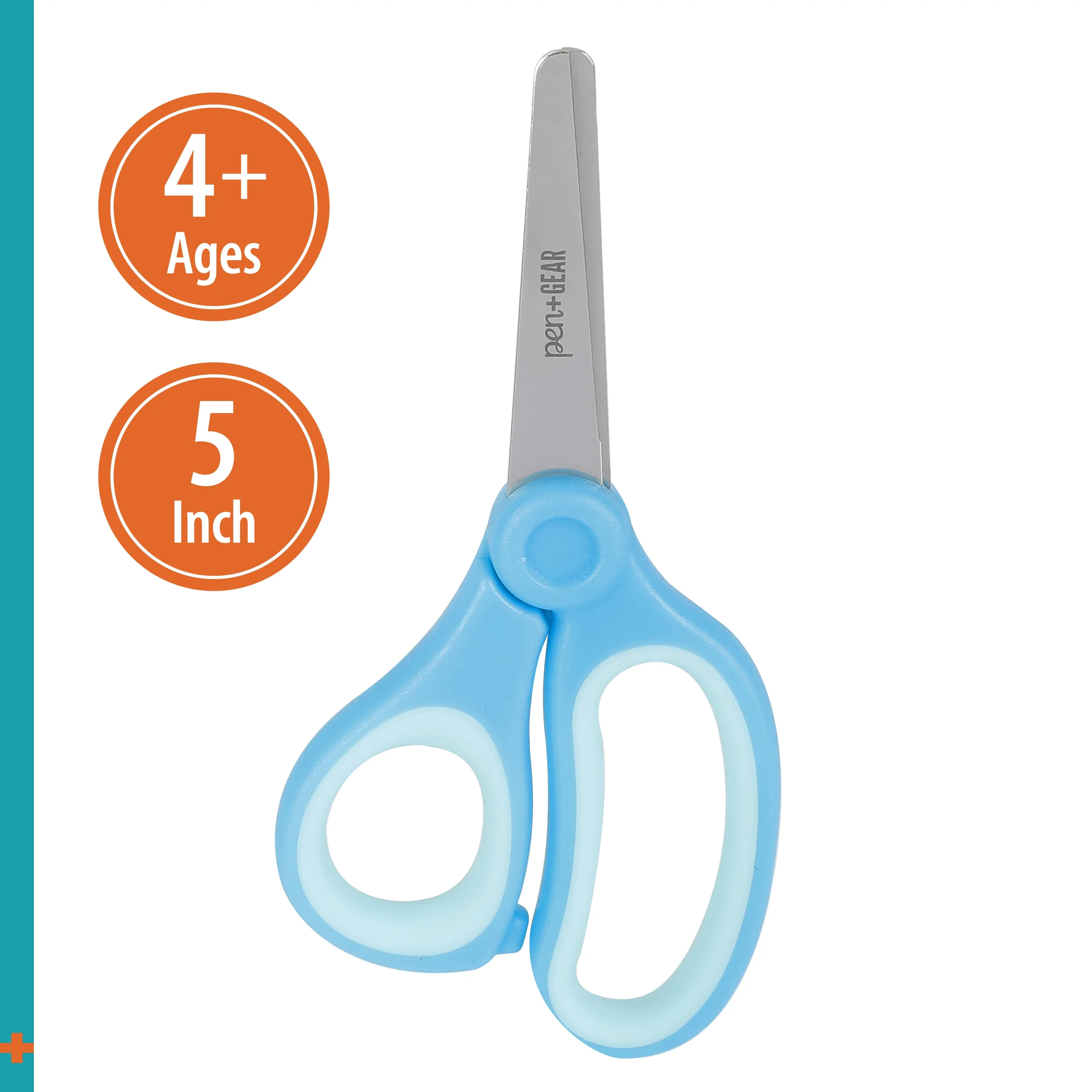 7 Inch Gold Stainless Steel Scissors - Comfort Grip For Office, Home, School, And Crafting