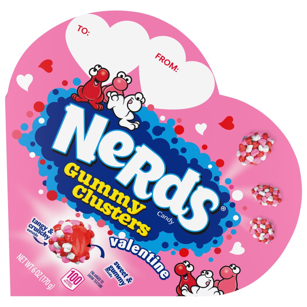 Nerds - Brandclub - Nerds Gummy Clusters Valentine Candy 1 ea