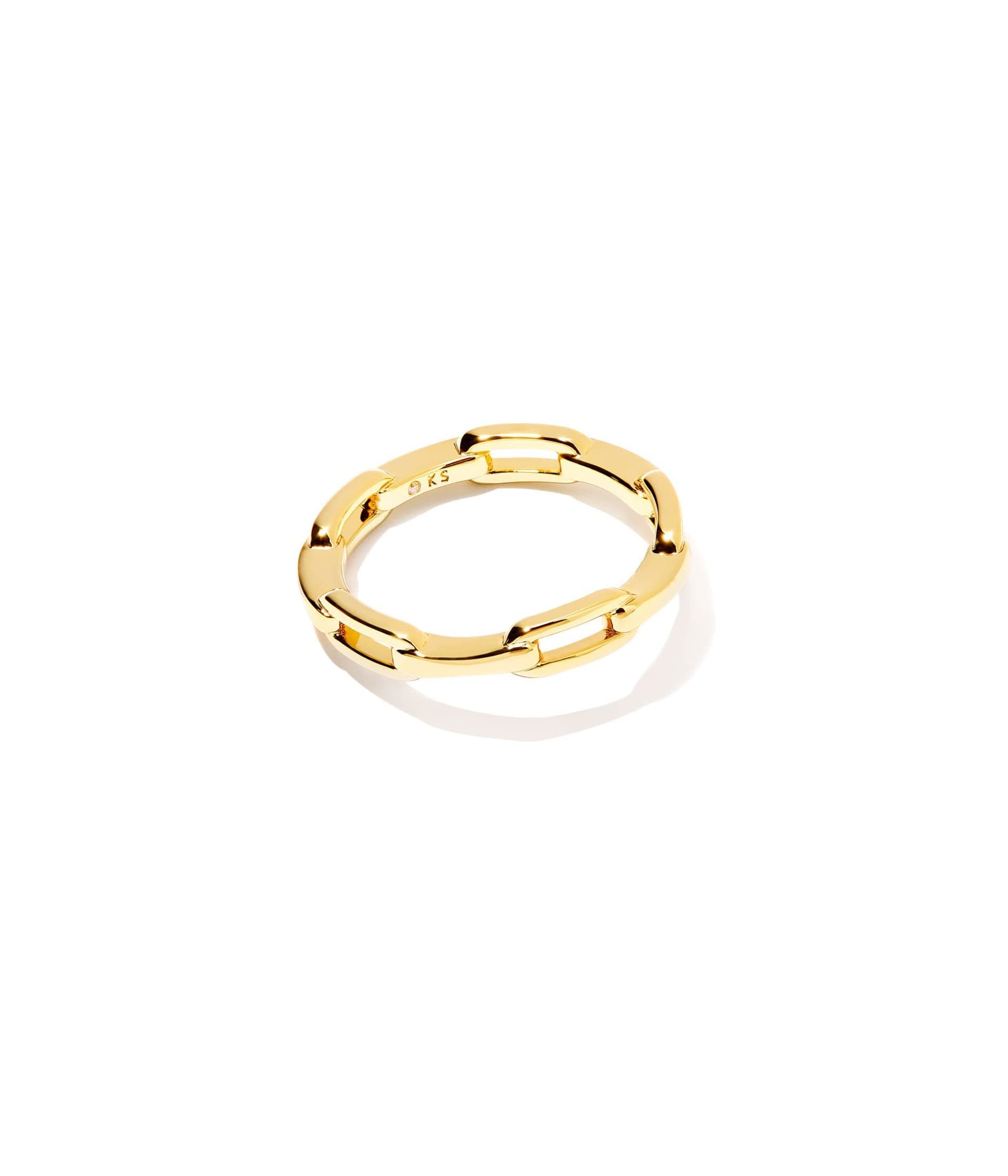 Kendra Scott Fallyn Band Ring - Fashion Brass Metal Ring - Dainty Stackable Jewelry - Gift Box Included - View #6