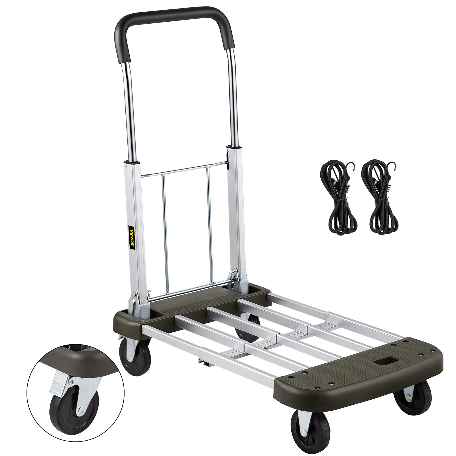 Collapsible Wagon 50 L Waterproof VEVOR Stair Climber Trolley
