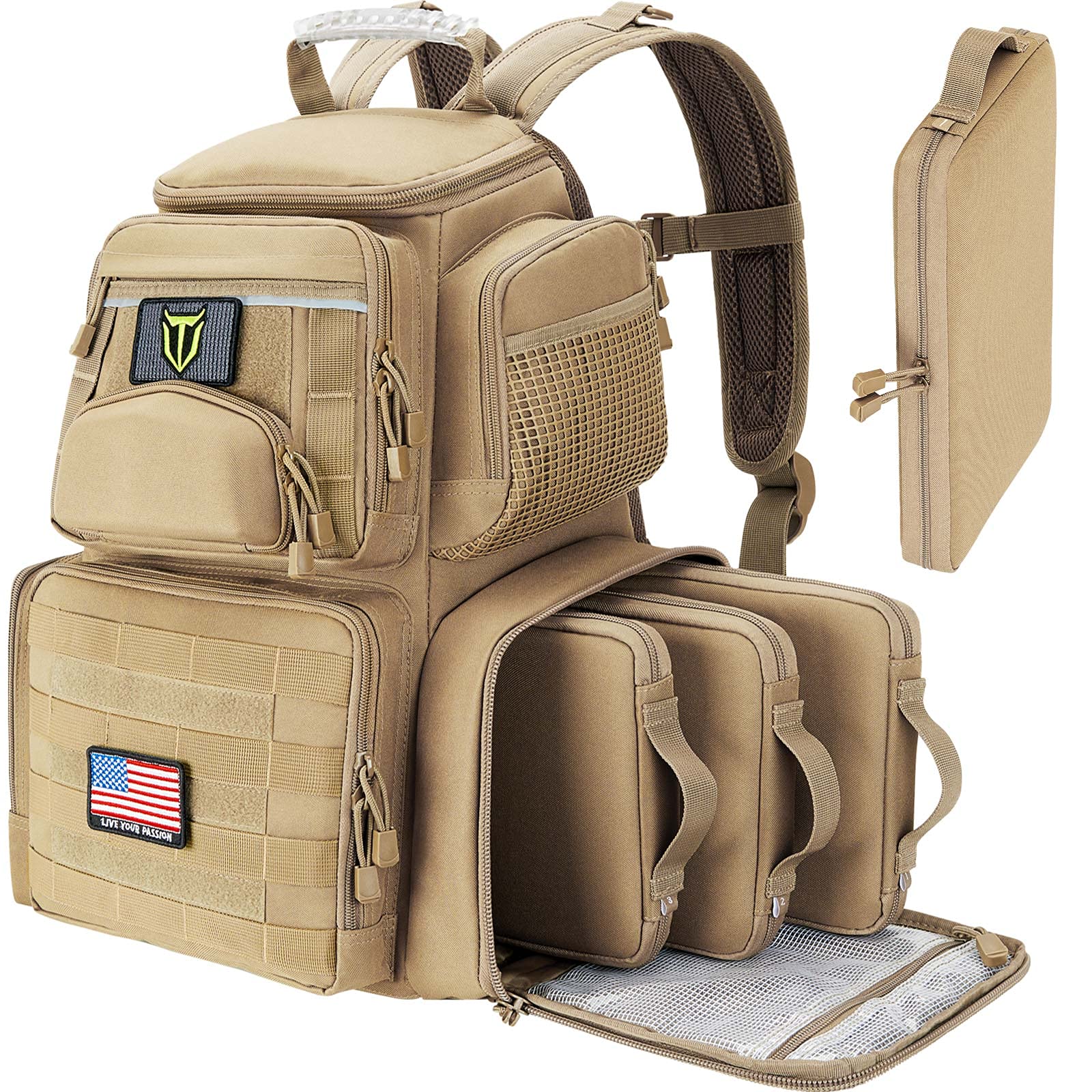 TideWe - Brandclub - TIDEWE Tactical Range Backpack with Removable