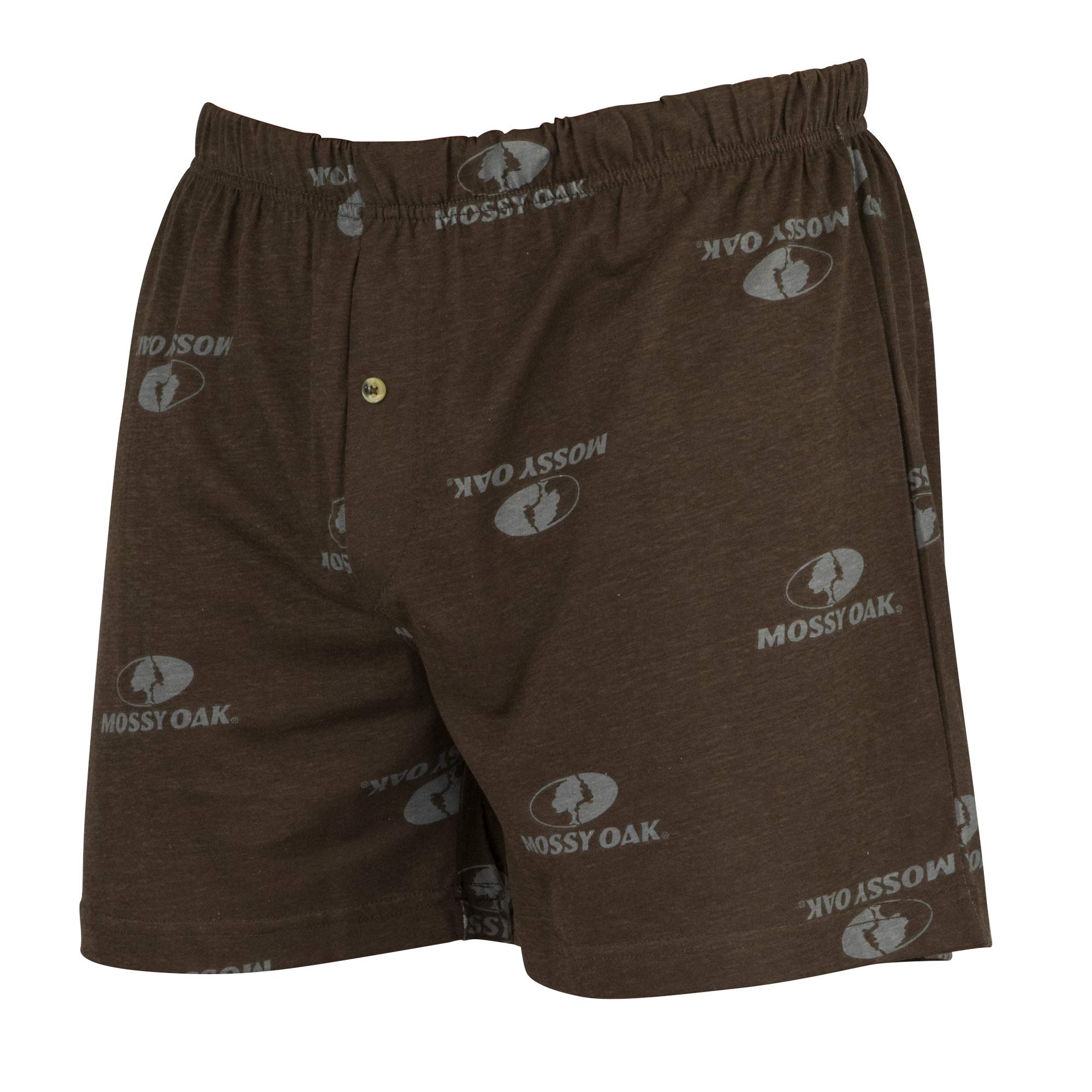 Mossy Oak Men's Fishing Boxer Briefs – Cooling Moisture-Wicking Underwear, 6" Inseam, Fishing Camo Pattern - View #7