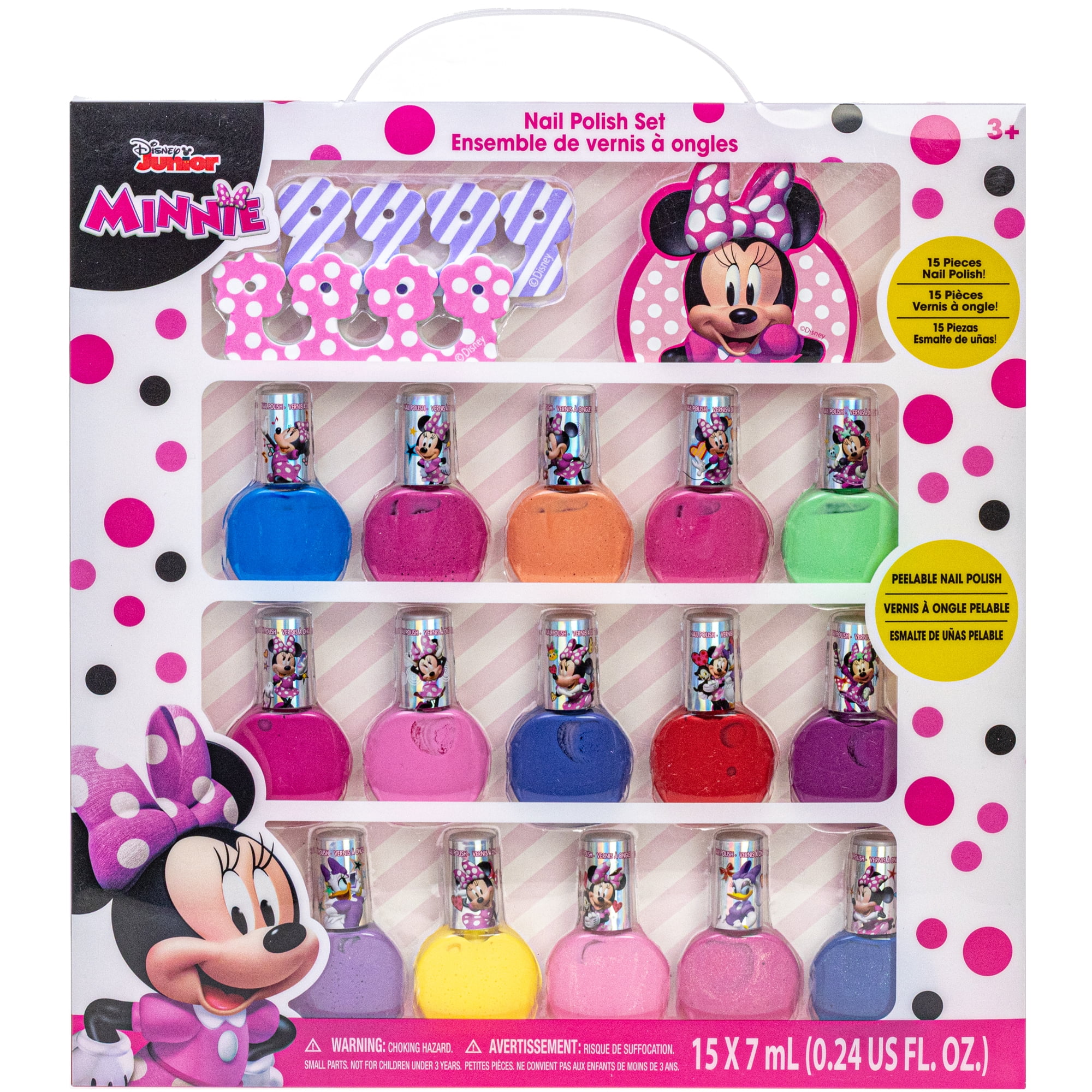 Minnie Maus Nagelfeilen-Set – 4 Stück Pink, Mit Minnie-Design, Kosmetik-Zubehör Für Kinder