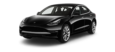 Tesla 3 Cartoon Graphic