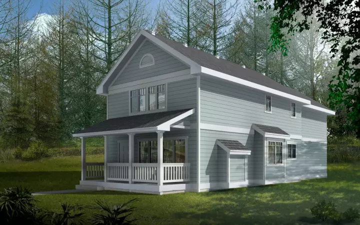 Craftsman house plans 1-116 - front exterior, 1,980 sq ft, 3 bed, 2 bath house plans | Monster House Plans