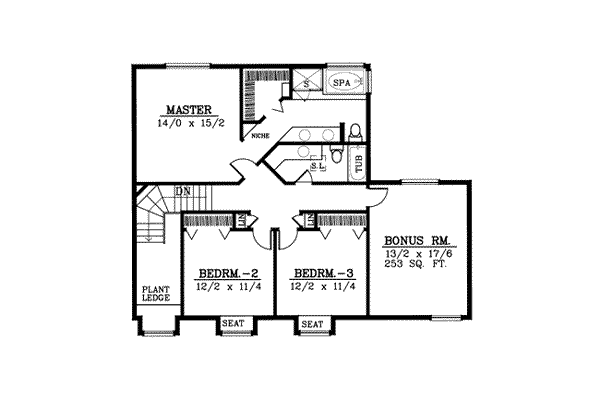 Upper/Second Floor Plan:1-125