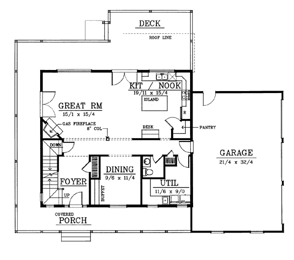 Main Floor Plan: 1-150