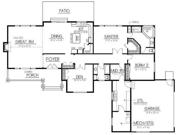 Main Floor Plan: 1-156