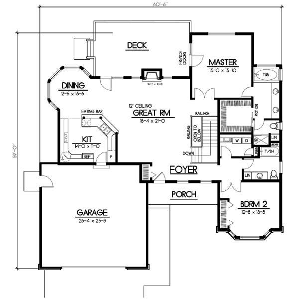 Main Floor Plan: 1-166