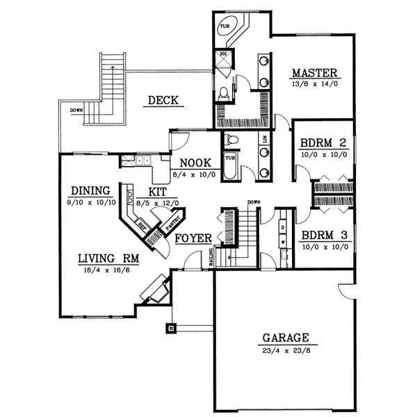 Main Floor Plan: 1-203