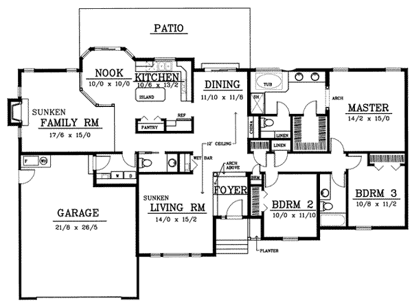 Main Floor Plan: 1-205