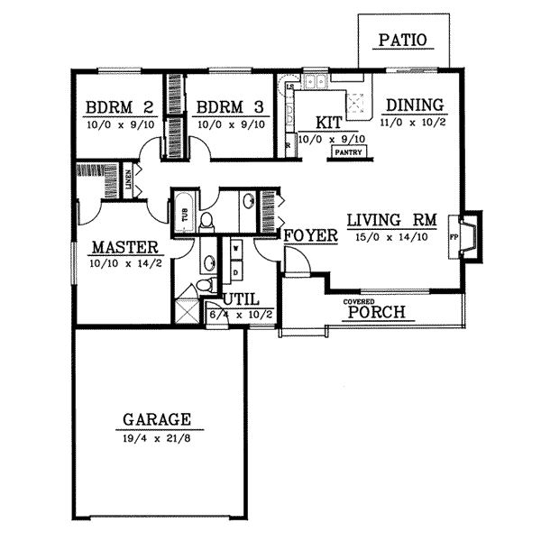 Main Floor Plan: 1-215