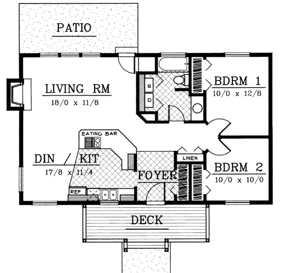 Main Floor Plan: 1-221