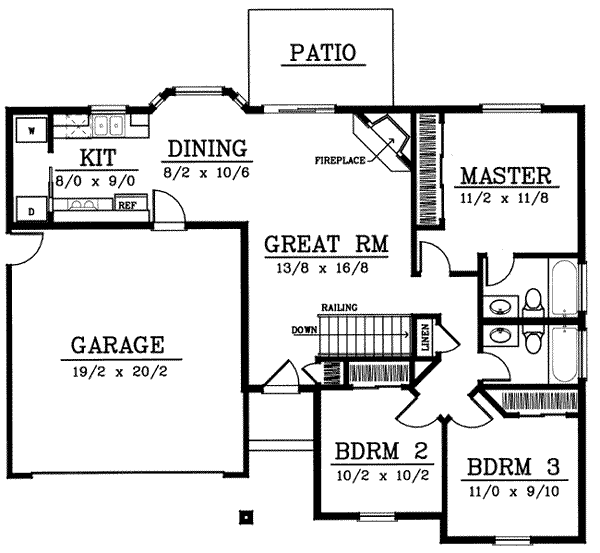 Main Floor Plan: 1-224