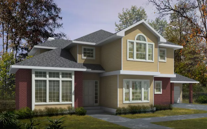 Traditional house plans 1-239 - front exterior, 2,679 sq ft, 3 bed, 2 bath house plans | Monster House Plans