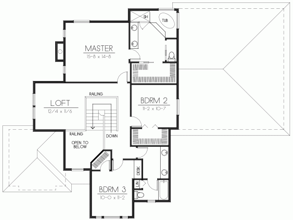 Upper/Second Floor Plan:1-239