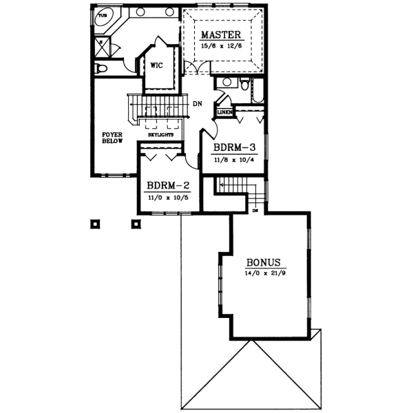 Upper/Second Floor Plan:1-261