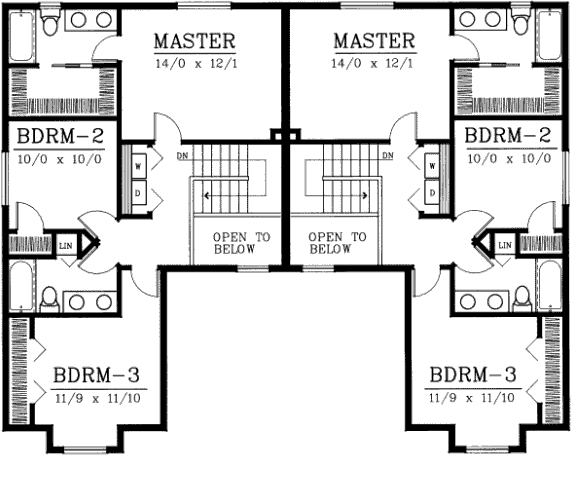 Upper/Second Floor Plan:1-283