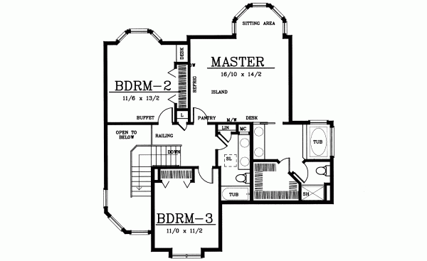 Upper/Second Floor Plan:1-295