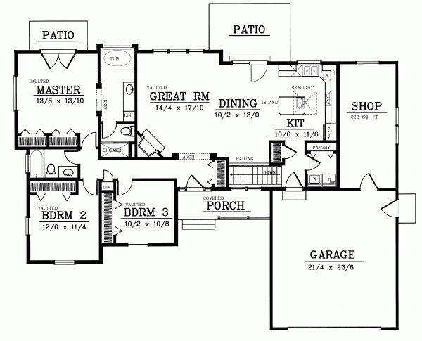 Main Floor Plan: 1-309