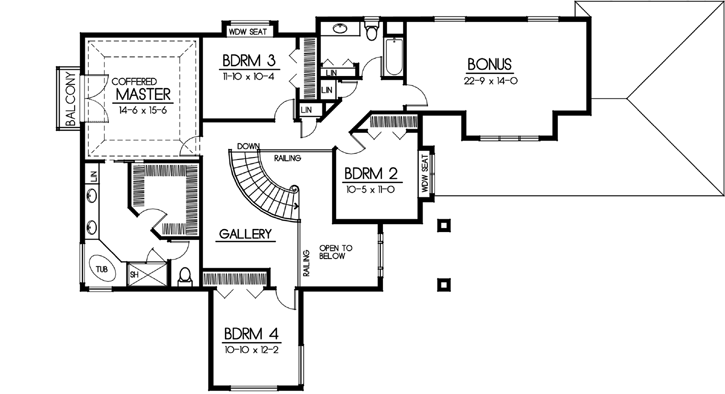 Upper/Second Floor Plan:1-324