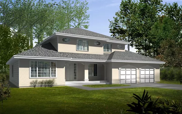 Traditional house plans 1-326 - front exterior, 2,515 sq ft, 4 bed, 3 bath house plans | Monster House Plans